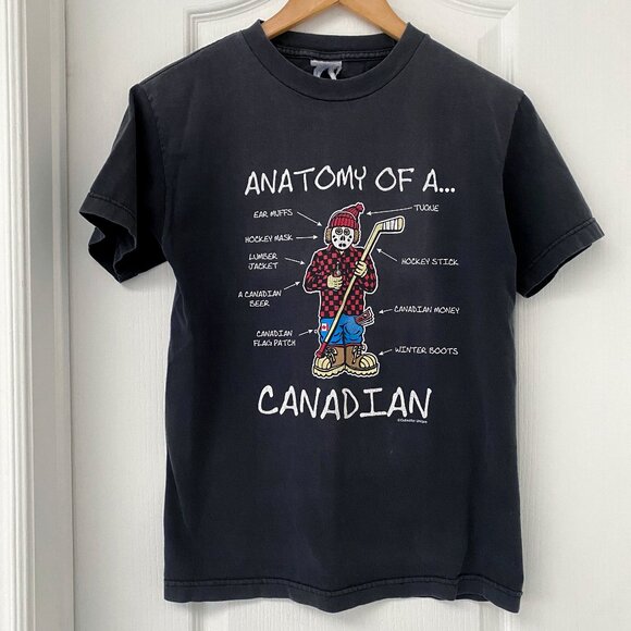 'Anatomy Of A Candian' Graphic Tee - Picture 1 of 4